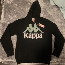 NWT Black & Teal Kappa Zip-Up Jacket- Size Mens XL