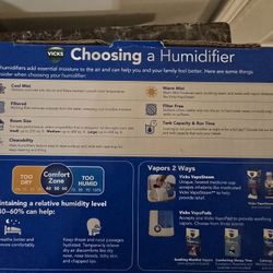 Vicks Warm Mist Humidifier