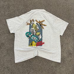 90s grail snoop dogg bones brigades skateboards skate tee men’s size XL