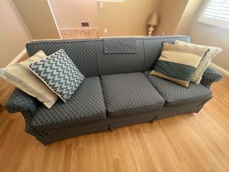 Blue couch