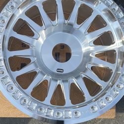 Kmc Impact Beadlock 17x9 - 12 Offset - 6x135 or 6x139 Bolt Pattern