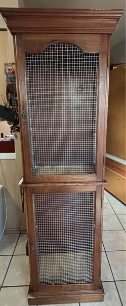 Custom made double bird cage