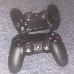 Two Ps4 Controllers (each)