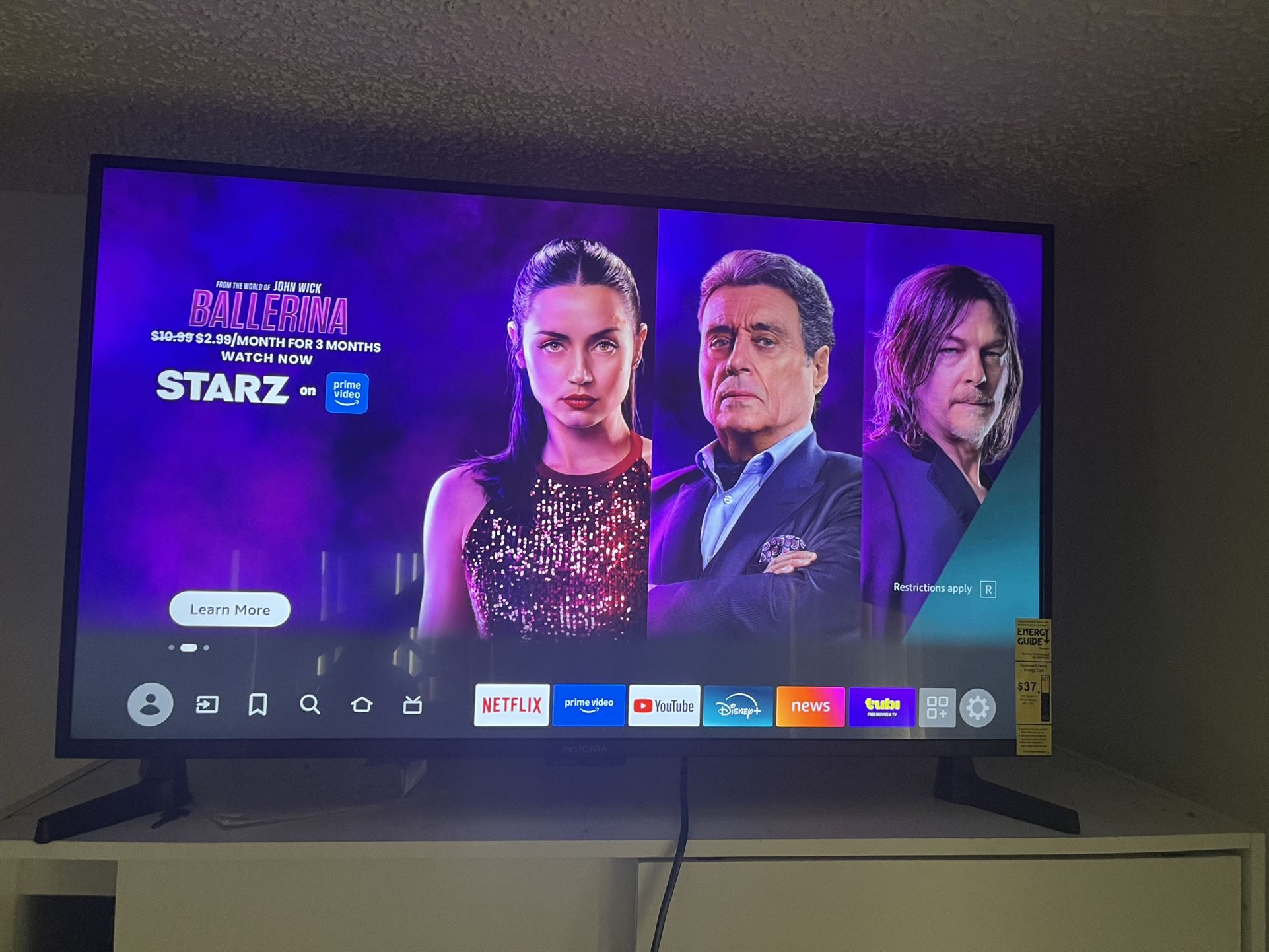 43” Insignia 4K Fire TV Works perfect, like new!