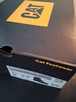 CAT STEEL TOE BOOTS SIZE 10 NEW