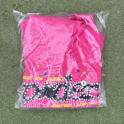 Pink Spider Hoodie - Size Small