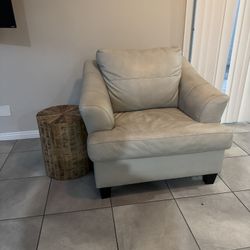 King Bed Frame, Twin Kid Bed With Slide, Accent Chair And Table 