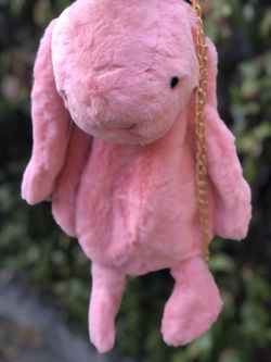 Plush bunny purse