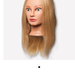 Fromm Mannequin Head With Real Hair Charlize #D290