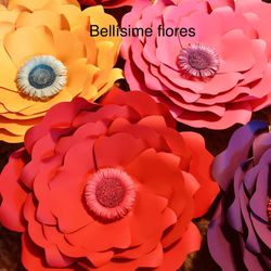 Fiesta Paper Flowers And Decor