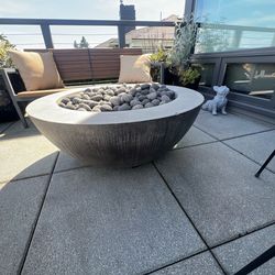 Boxhill & Co Moderno 6 Fire Bowl - Ebony