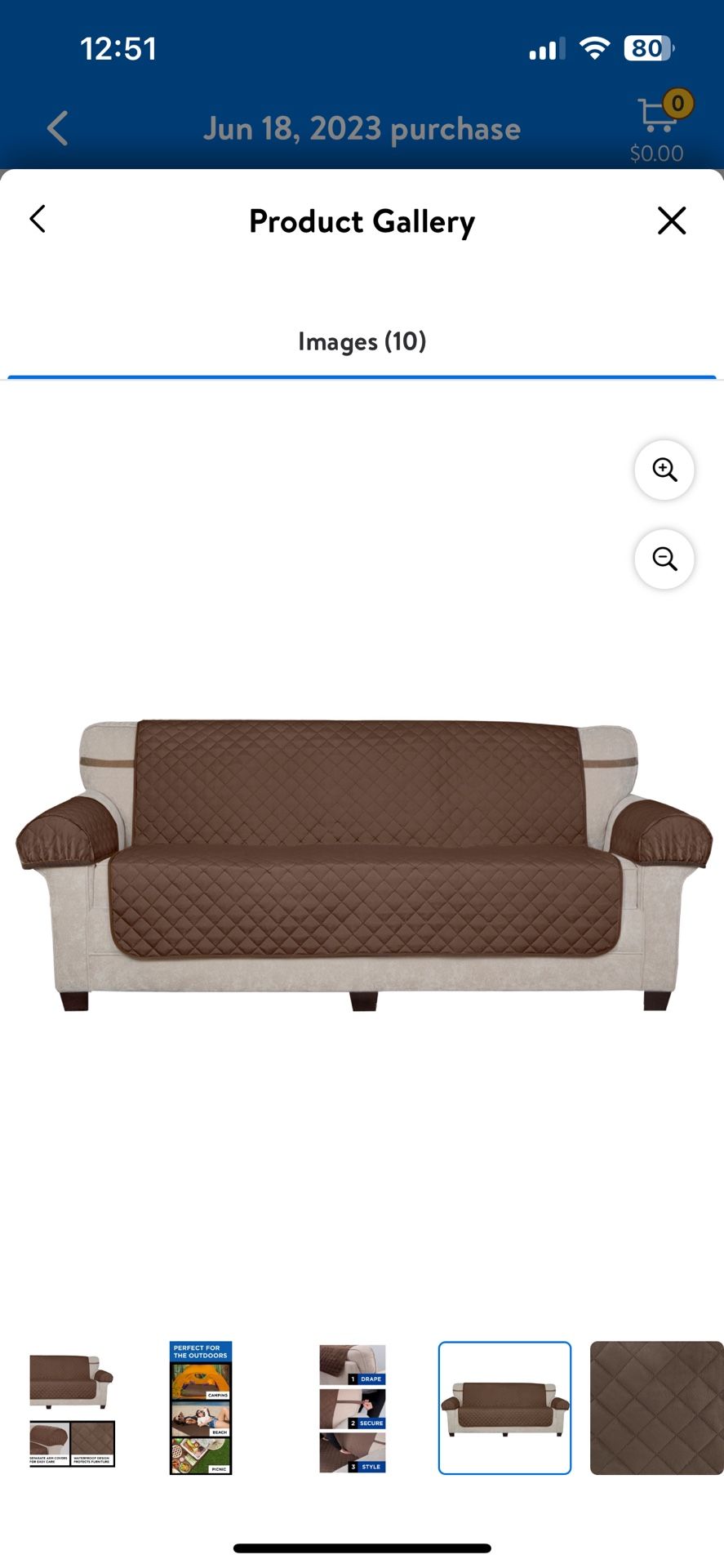 Waterproof and washable couch cover for pets