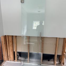 Shower glass door 80x22.5