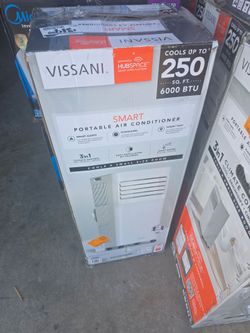 VISSANI- smart Portable Air Conditioner- 6000 BTU- 250sq feet