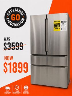 🔥 Bosch 800 Series 20.5 cu. ft. Counter Depth French 4-Door Bottom Mount Refrigerator with FarmFresh