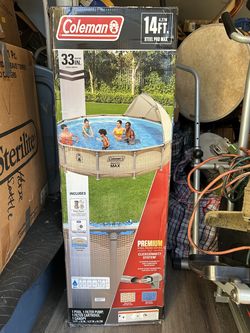 New Coleman Steel Pro Max 14 Foot x 33 Above Ground Pool $250 OBO