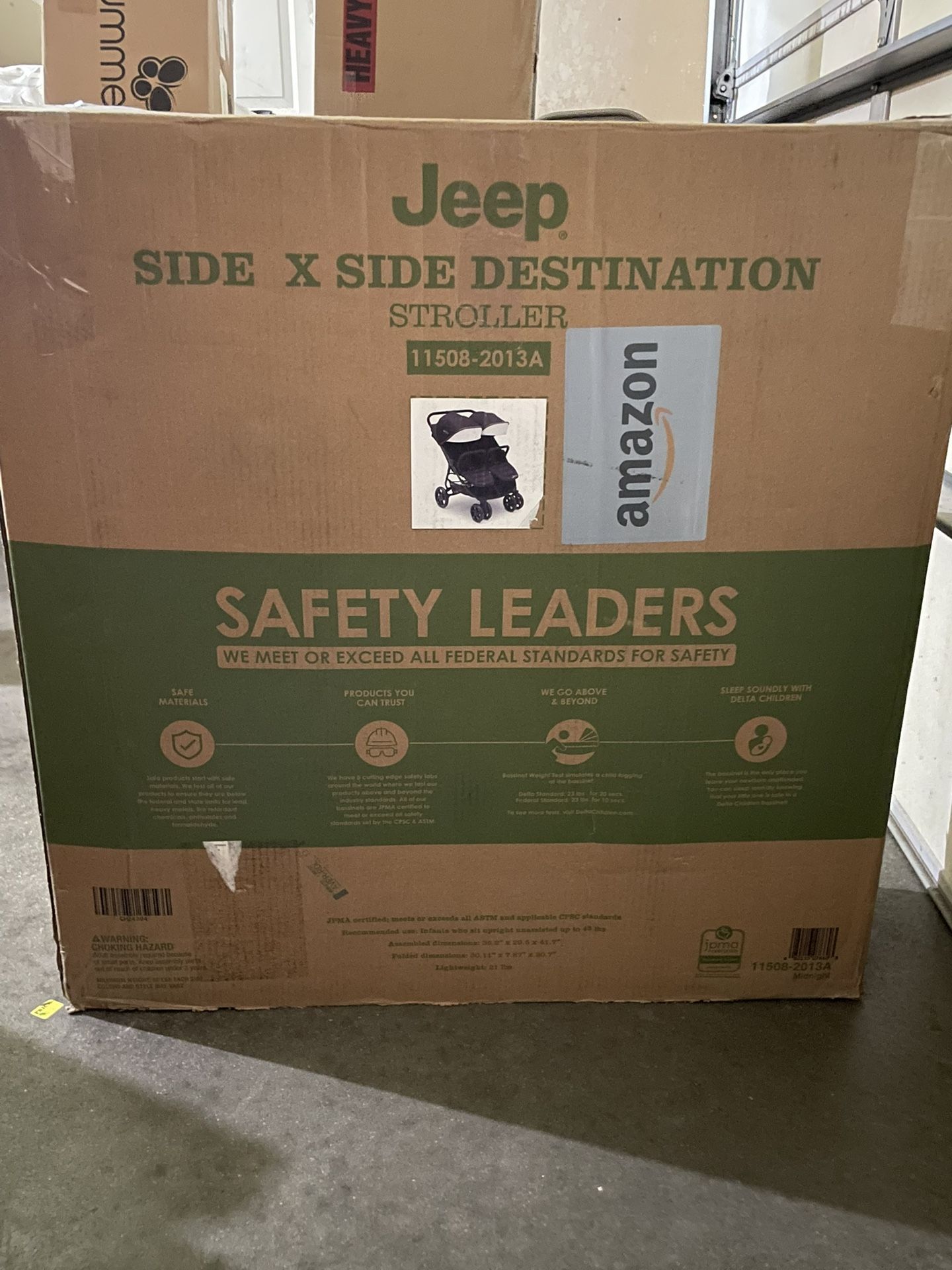 New Jeep Side by Side Stroller