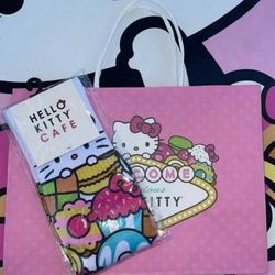 Hello Kitty Exclusive Hello Kitty Cafe Socks Las Vegas Collectible New