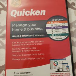 Quicken Manage Your Home & Business 