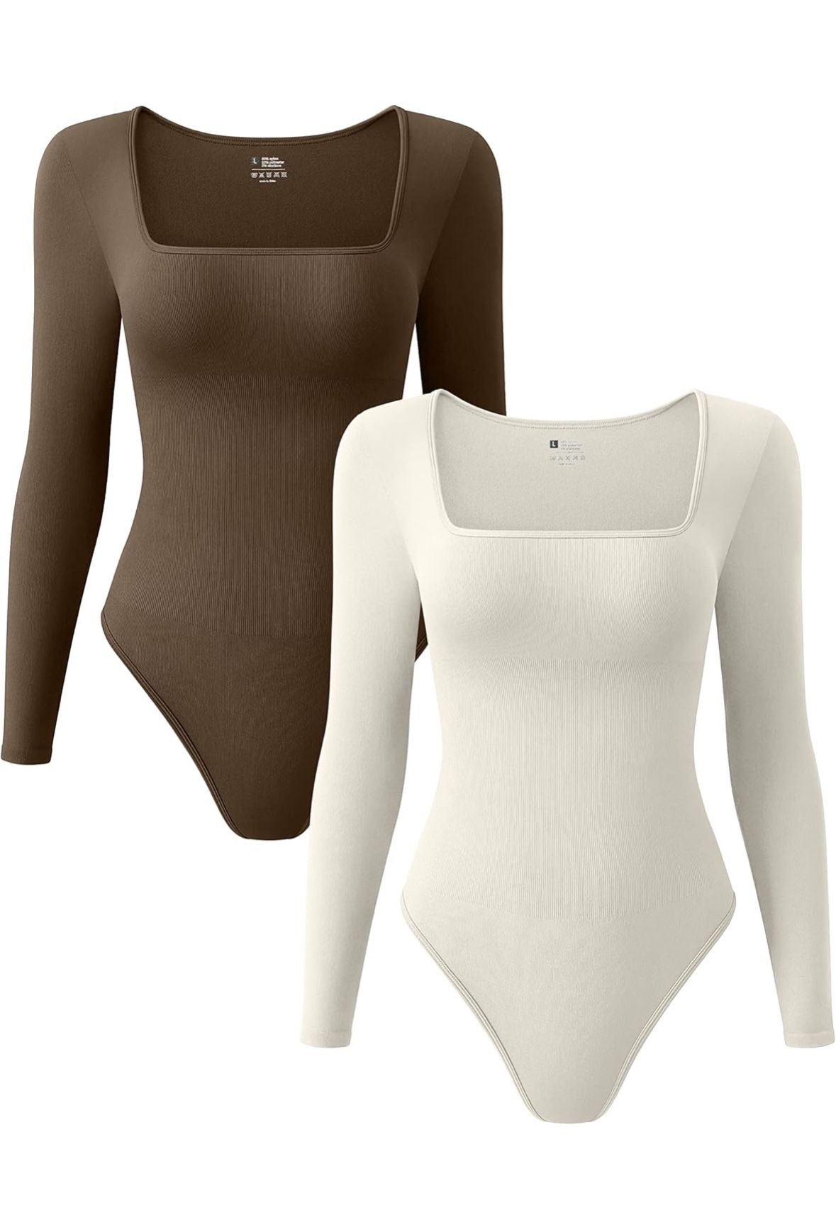 OQQ Bodysuits 2 Pack