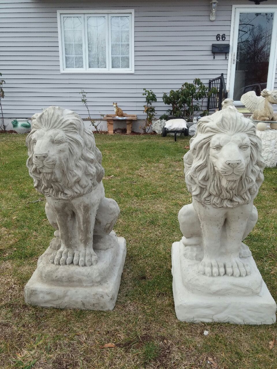 Concrete lions for Sale in Hamden, CT OfferUp