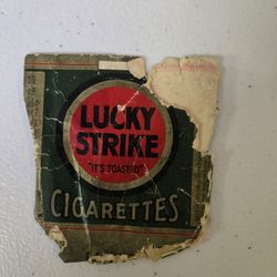 1940's AntiquesLucky Strike Cigarette Pack