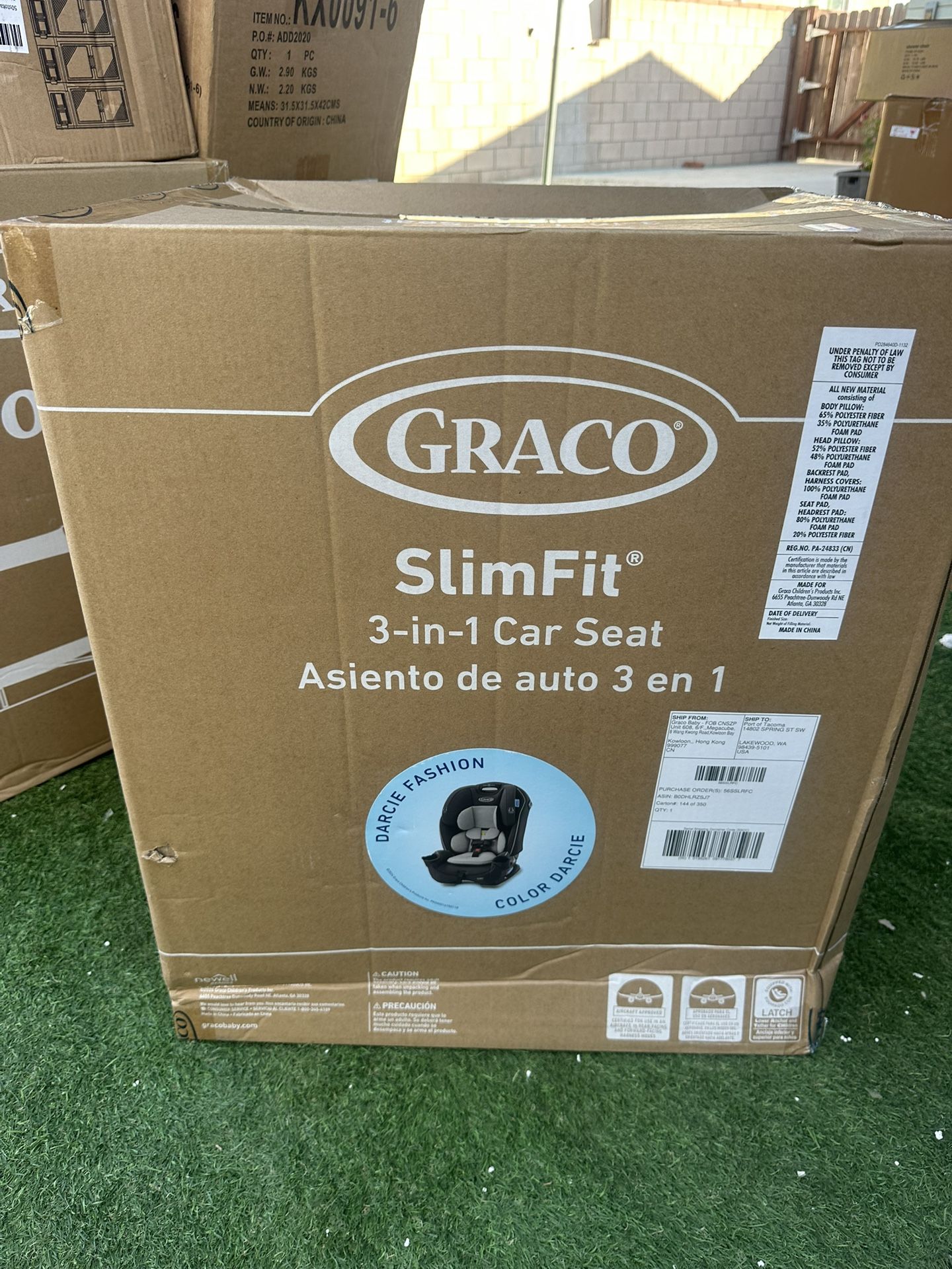 Graco 3in 1 Seat Car New $170