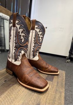 Ariat Western Cowboy Boots Square Toe Size 10