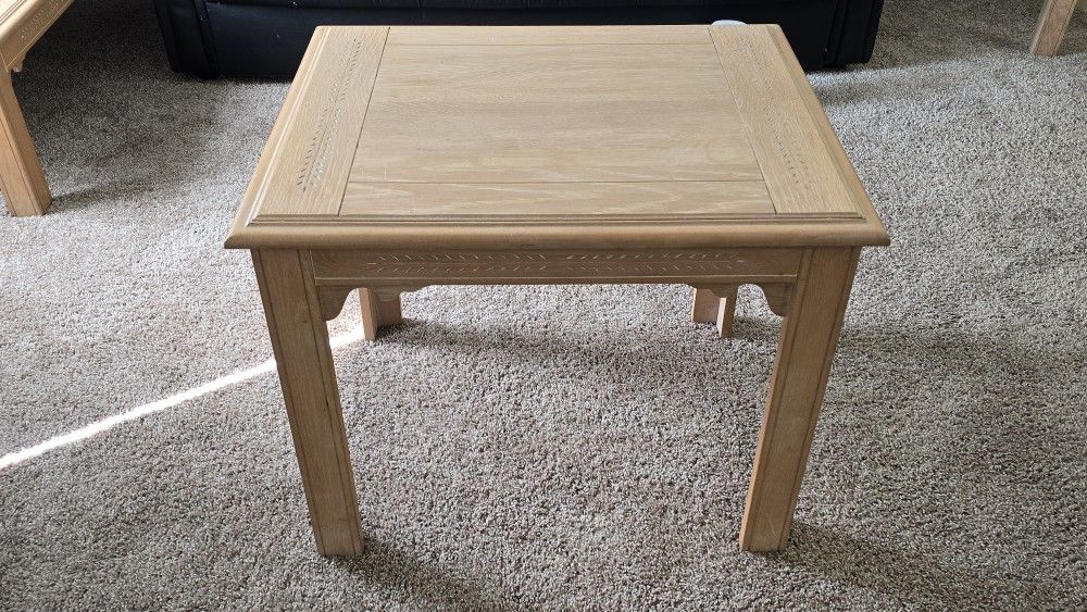 Coffee Table and 2 End Tables
