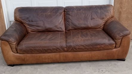 Leather Love seat