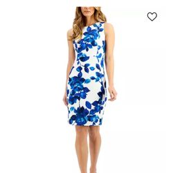 LAUREN Ralph Lauren Like New Dress Floral Stretch Cotton Size 6