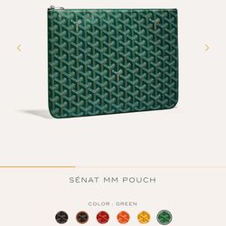Goyard Senat Pouch Brand New 