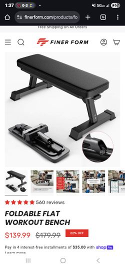 Flat Foldable Workout Bench