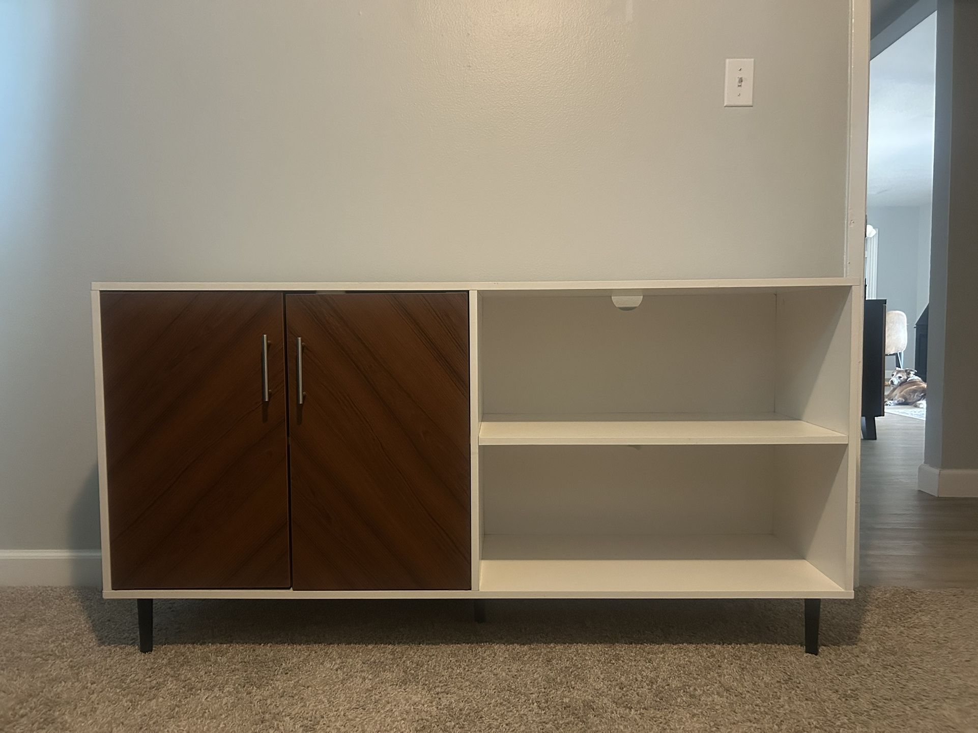 $400 TV Stand Entertainment Center Mid-Century Modern