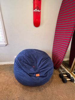 Cordaroys Bean Bag, Navy Blue, Full