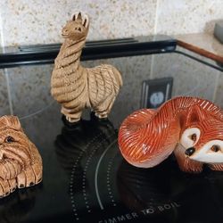 ARTESANIA RINCONADA ~ LLAMA ~ BULLDOG  ~ FOX