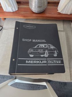1985 Merkur XR4Ti Official Shop Manual