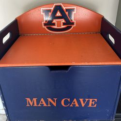 Team storage box perfect for man cave or kids room.