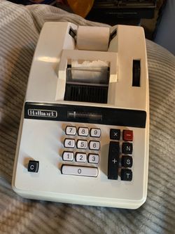 Vintage Hallmark Adding Machine WORKS!