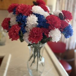 Patriotic Flower Arrangement