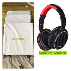 BRAND NEW/SEALED AUSDOM ANC7 wireless Bluetooth Headphones Active Noise Cancelling aptX Hi-fi Sound over ear Headset with Microphone for Music Stream