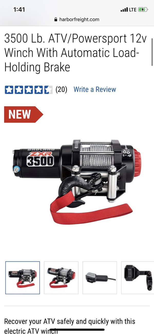 Badland 3500 LB winch for Sale in Phoenix, AZ - OfferUp