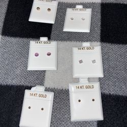 Solid 14k Earrings
