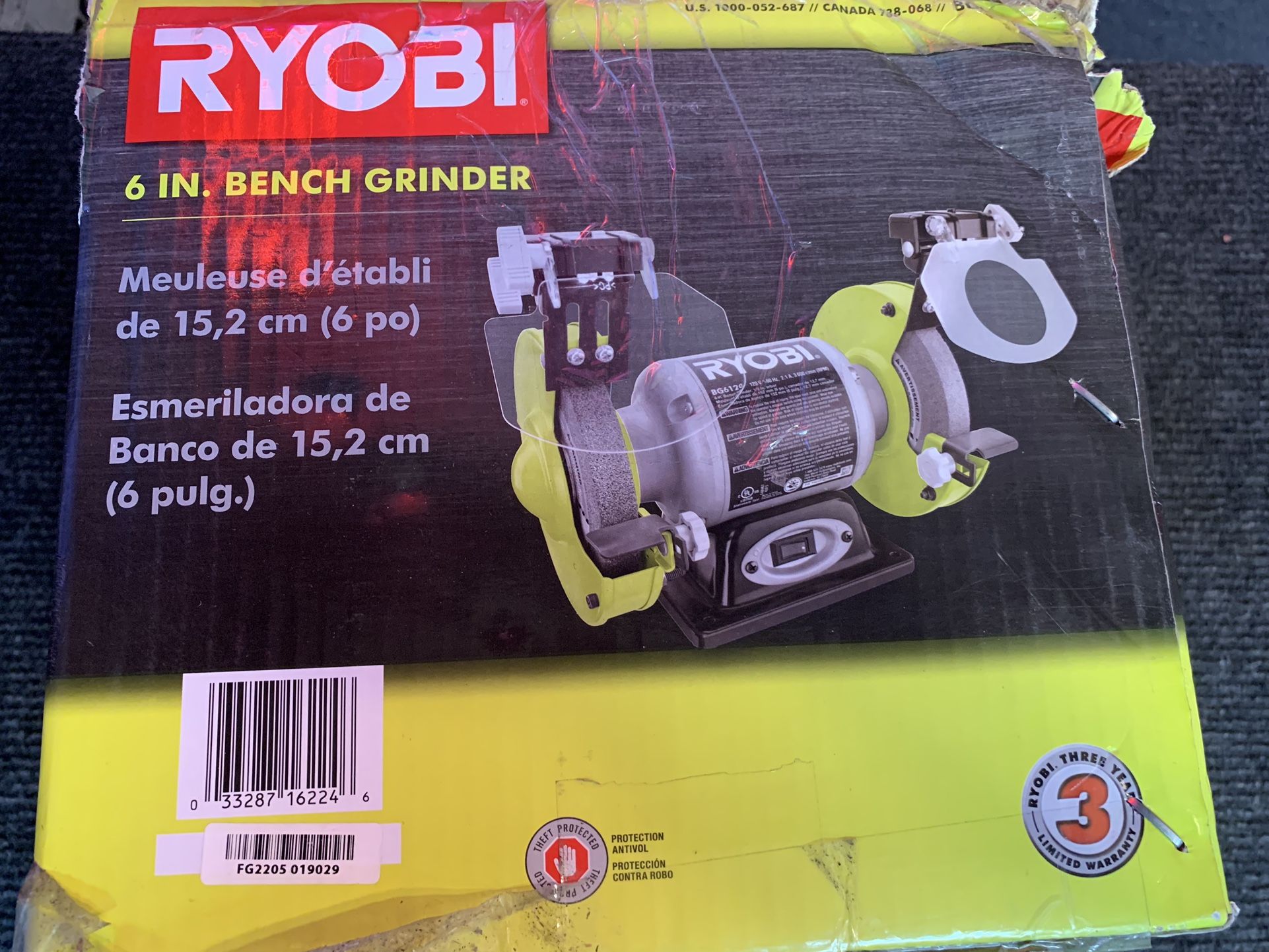 Ryobi BG612G 6” Bench Grinder for Sale in Chicago, IL OfferUp