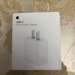 USB-C 20W Power Adapter (Brand New) (Sealed)