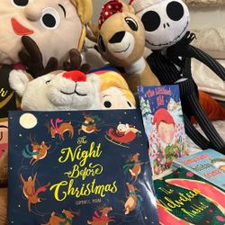 CHRISTMAS 🎄  BoOks 📕 & StUfFeD ANIMALS 🧸 BuNdLe $20