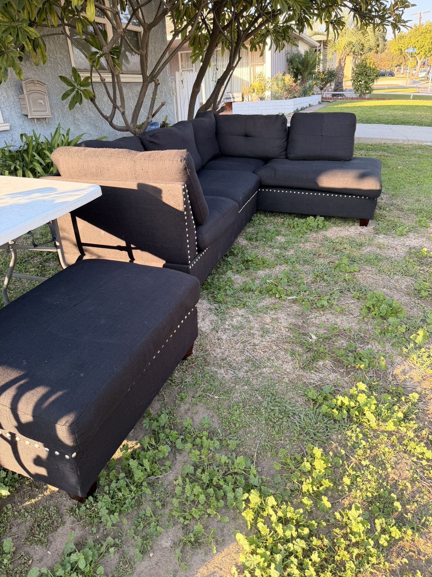 Black couches 
