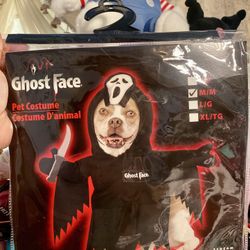 Ghost Face Dog Costume