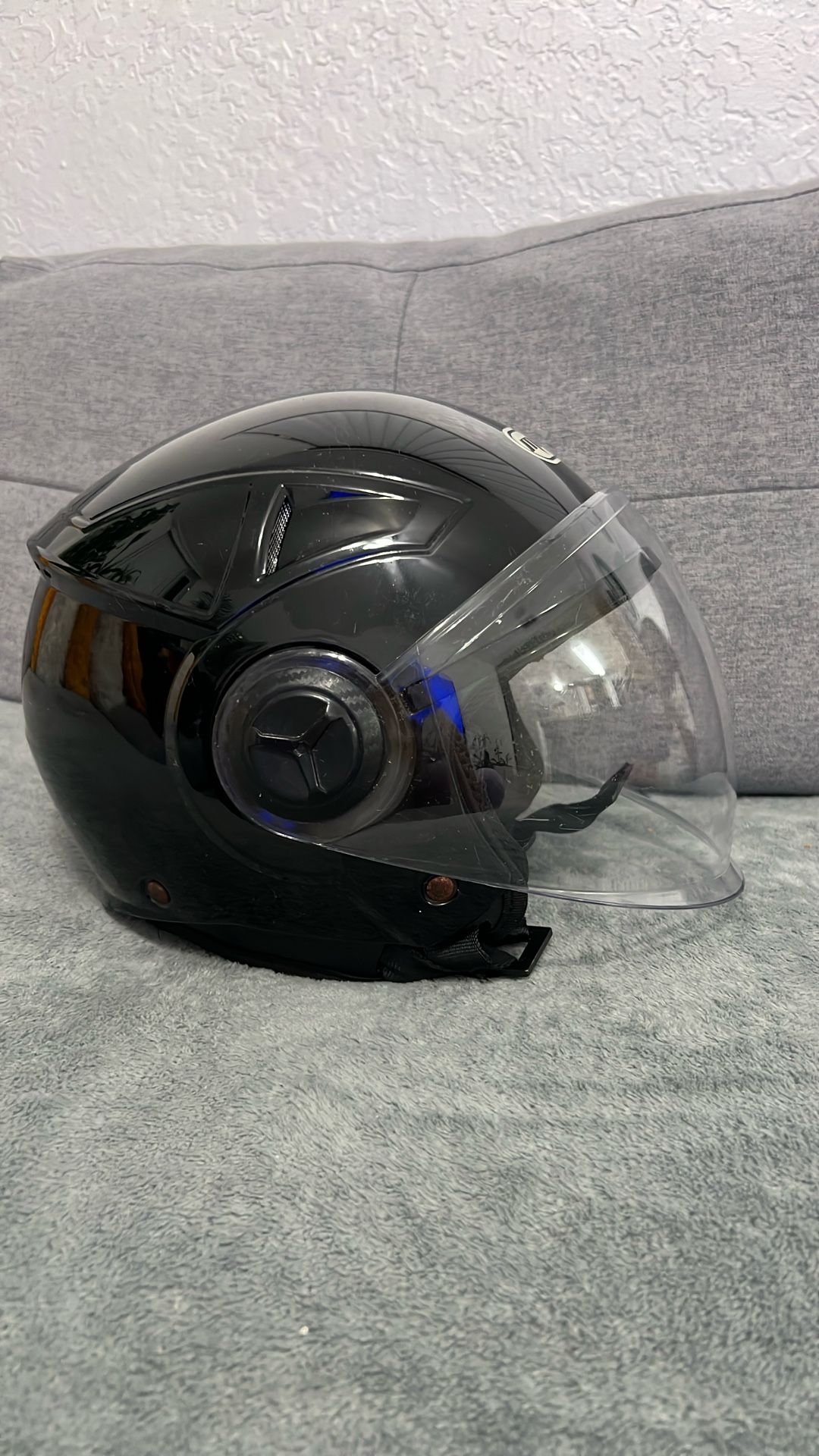 MMC Open-Face Motorcycle Helmet – Good Condition – Size M