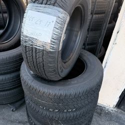 265/65/17 Dunlop Set Of 4 Tires  Installed And Balanced // ¡Variedad De Llantas Como Nuevas Pregunte Por Su Medida!